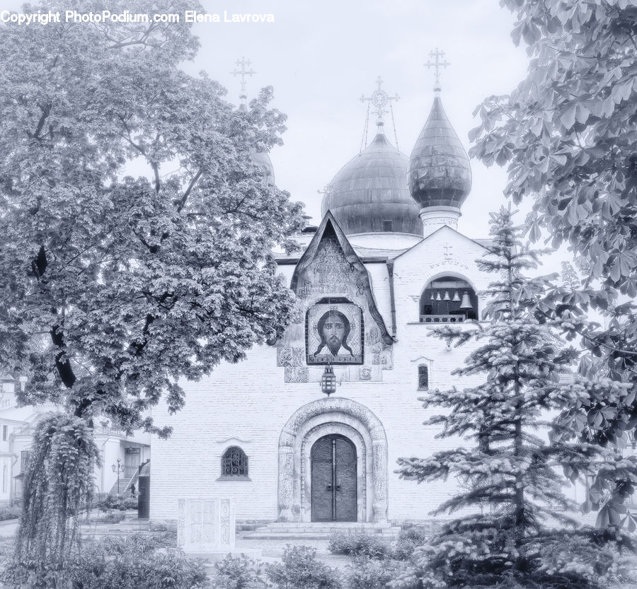 Architecture, Church, Worship, Cathedral, Dome, Ice, Outdoors