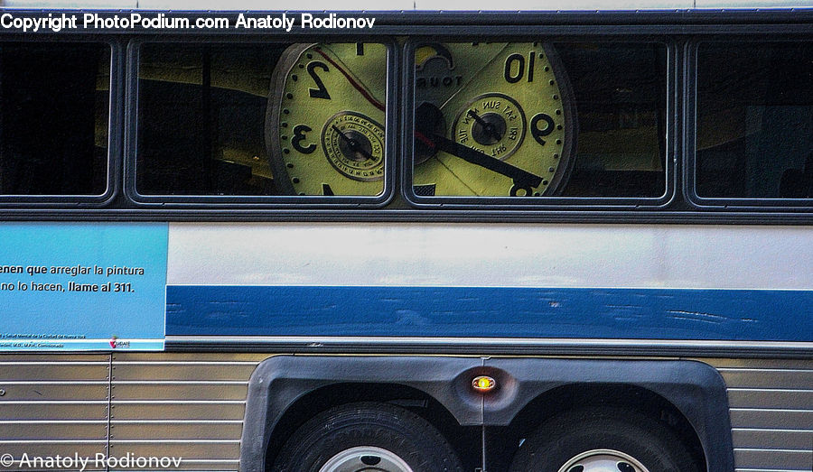 Bus, Vehicle, Asphalt, Tarmac, Brick, Caravan, Van