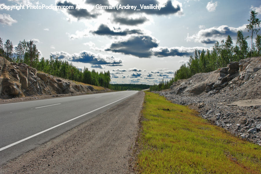 Dirt Road, Gravel, Road, Freeway, Highway, Landscape, Nature