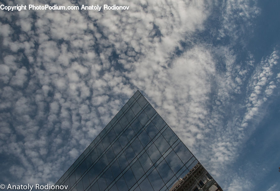 Building, City, High Rise, Office Building, Cloud, Cumulus, Sky