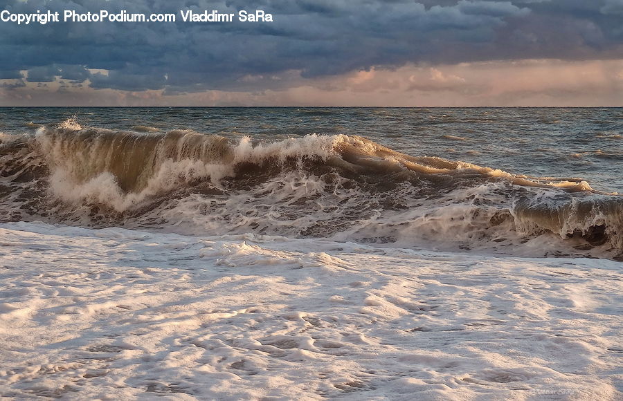 Outdoors, Sea, Sea Waves, Water, Beach, Coast, Ocean
