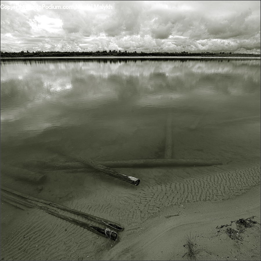 Outdoors, Sand, Soil, Ripple, Water, Beach, Coast