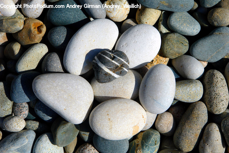 Pebble, Rock, Bean, Produce, Vegetable, Cobblestone, Pavement