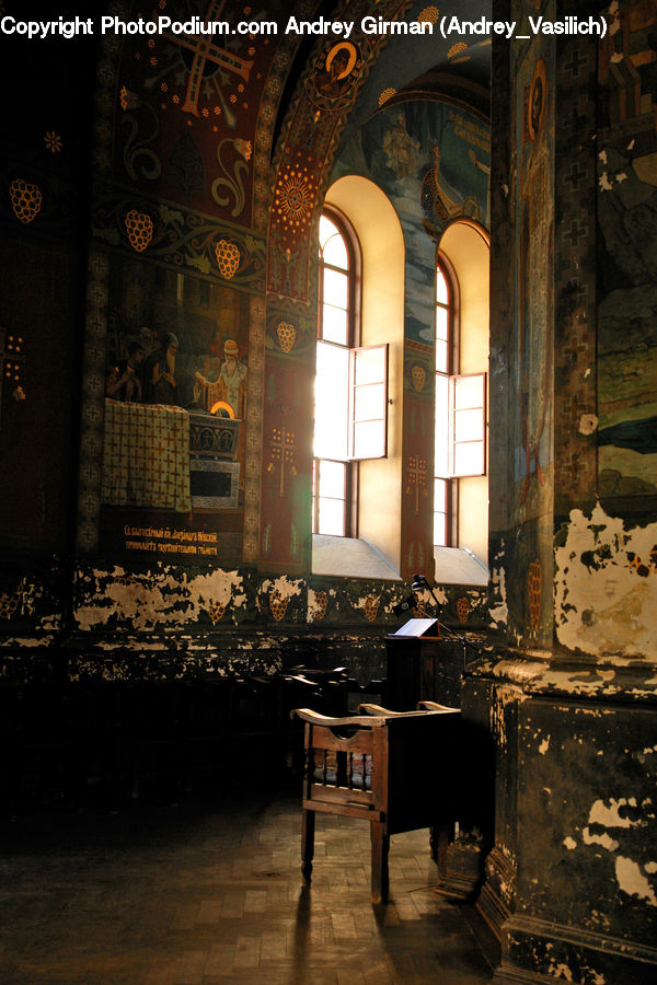 Reception Room, Room, Waiting Room, Architecture, Shrine, Temple, Worship