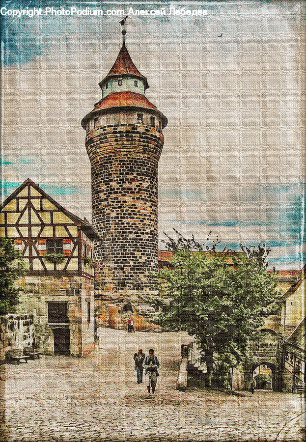 Architecture, Bell Tower, Clock Tower, Tower, Brick, Castle, Fort