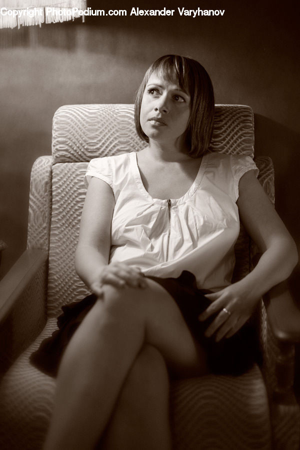 People, Person, Human, Chair, Furniture, Armchair, Female