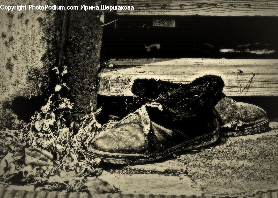 Footwear, Shoe, Cabin, Hut, Rural, Shack, Shelter