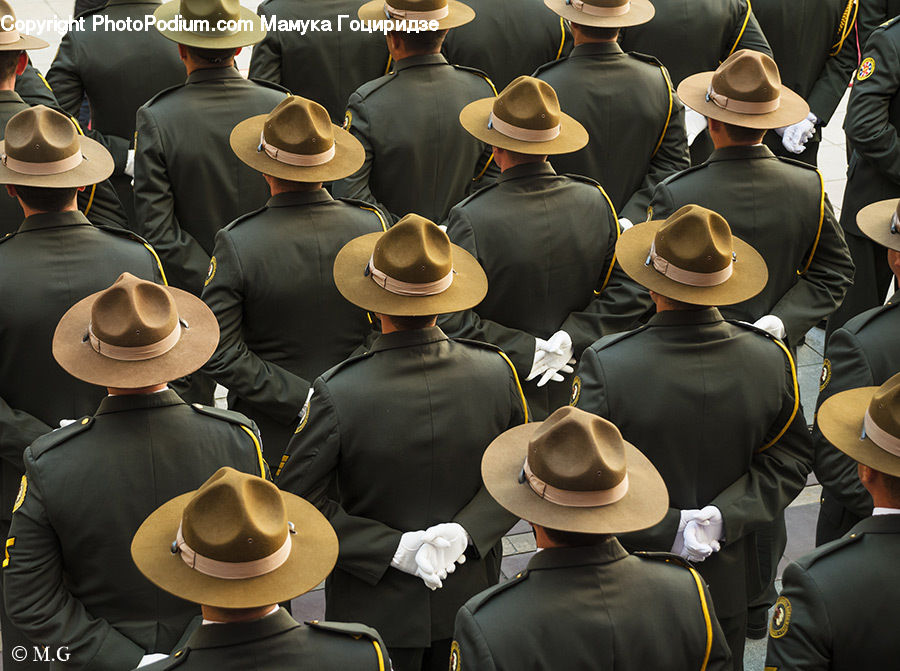 Cowboy Hat, Hat, Sun Hat, Military, Military Uniform, Soldier, Officer