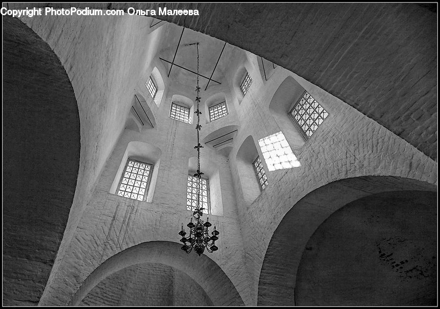 Arch, Vault Ceiling, Architecture, Cathedral, Church, Worship