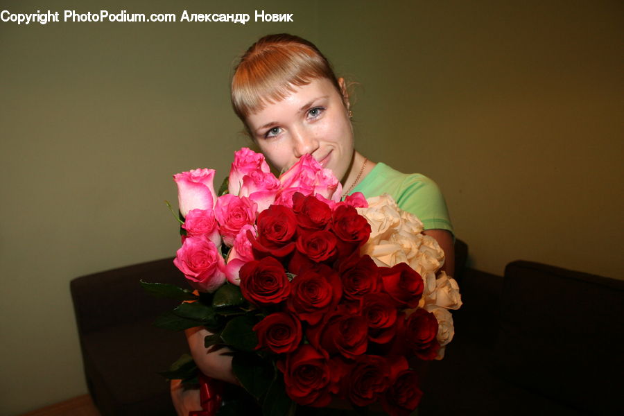 Human, People, Person, Plant, Potted Plant, Flower, Flower Arrangement