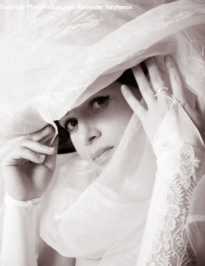 Human, People, Person, Veil, Bride, Gown, Wedding