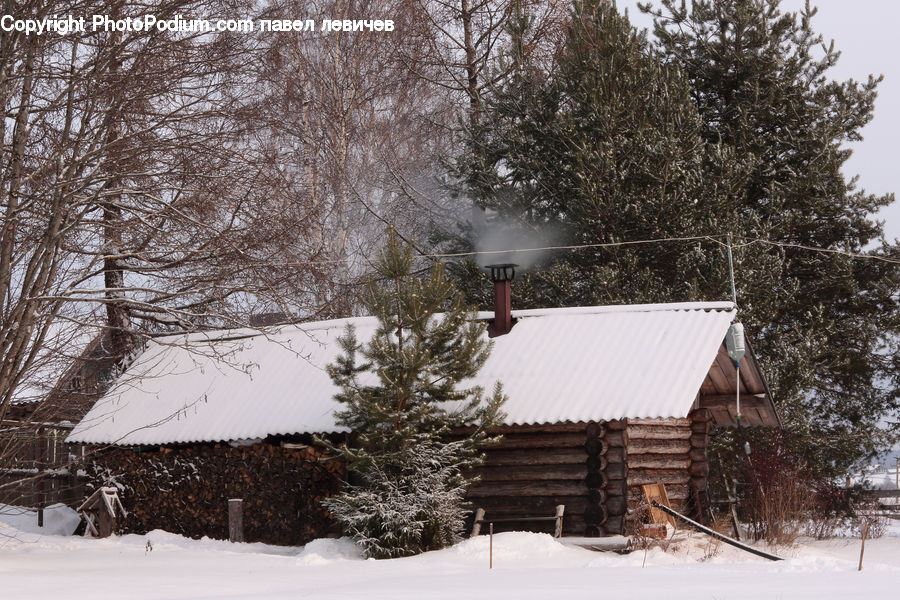 Building, Hut, Log Cabin, Shack, Cabin, Rural, Shelter