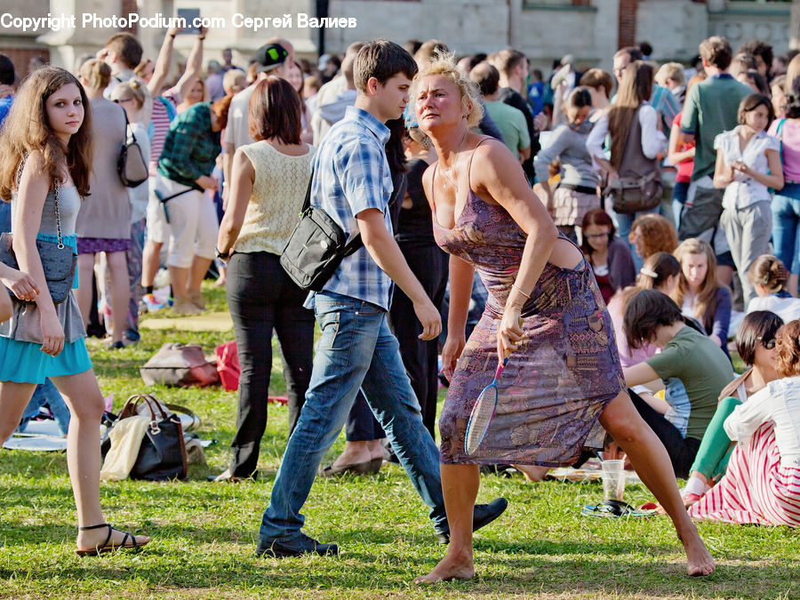 People, Person, Human, Crowd, Blonde, Female, Woman