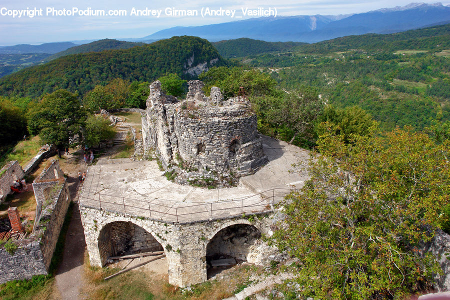 Tomb, Castle, Fort, Architecture, Housing, Monastery, Hiking