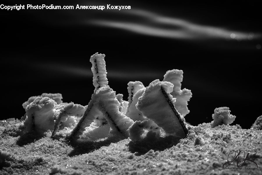 Frost, Ice, Outdoors, Snow, Cloud, Cumulus, Sky