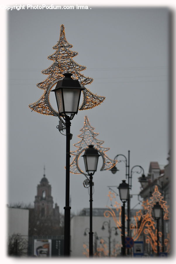 Lamp Post, Pole, Architecture, Bell Tower, Clock Tower, Tower, Chandelier
