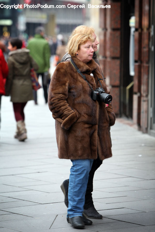 Human, People, Person, Blonde, Female, Woman, Coat