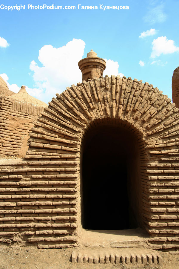 Column, Pillar, Arch, Castle, Fort, Architecture, Bell Tower