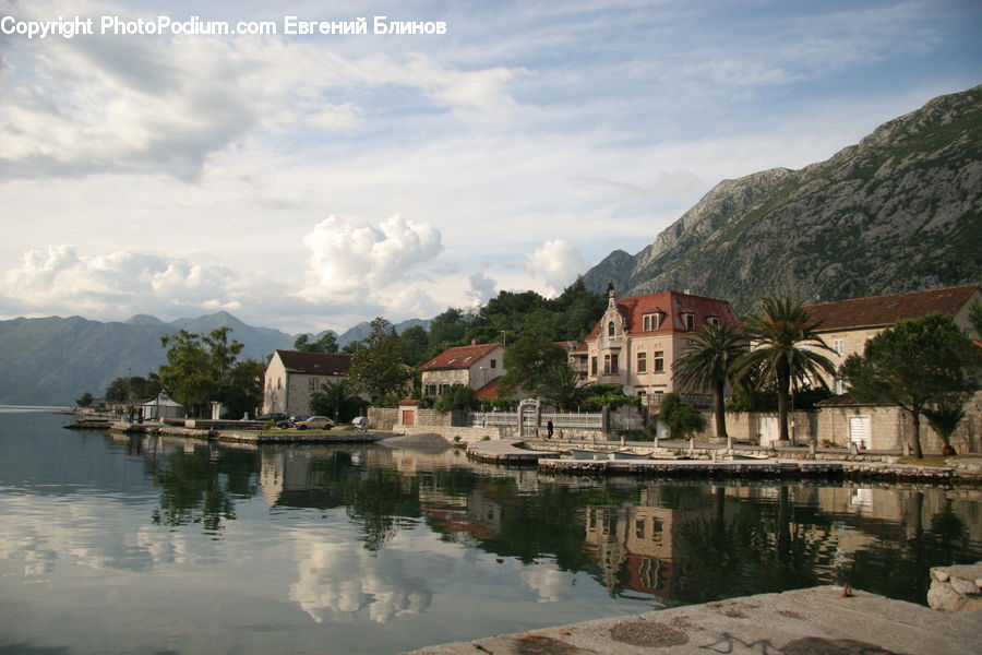 Building, Housing, Villa, Lake, Outdoors, Water, Landscape