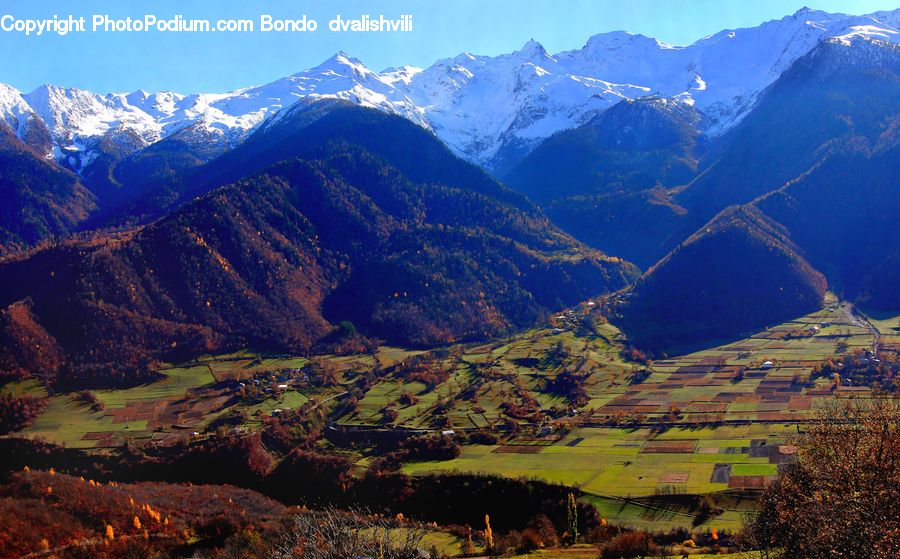 Crest, Mountain, Outdoors, Peak, Mountain Range, Countryside, Field