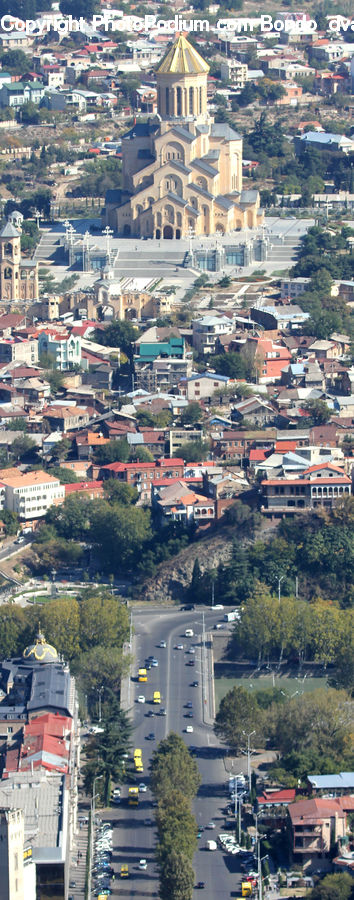 People, Person, Human, City, Downtown, Aerial View, Metropolis