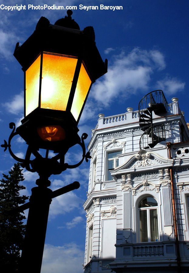 Lamp Post, Pole, Architecture, Bell Tower, Clock Tower, Tower, Silhouette