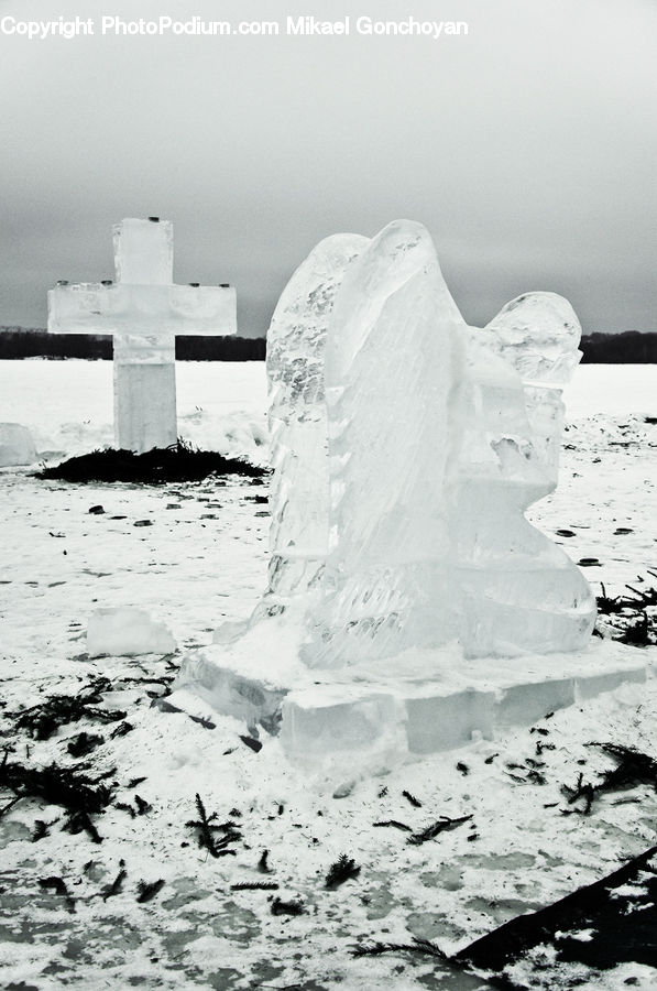 Ice, Outdoors, Snow, Sand, Soil, Rock