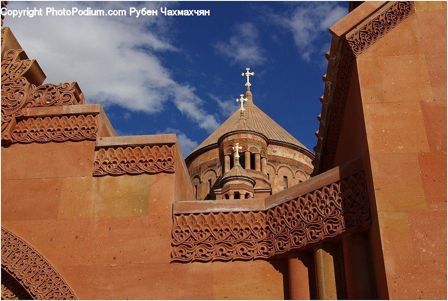 Architecture, Bell Tower, Clock Tower, Tower, Brick, Dome, Mosque