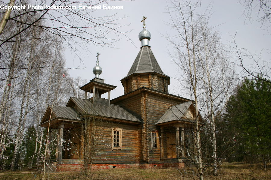 Building, House, Housing, Architecture, Church, Worship, Conifer