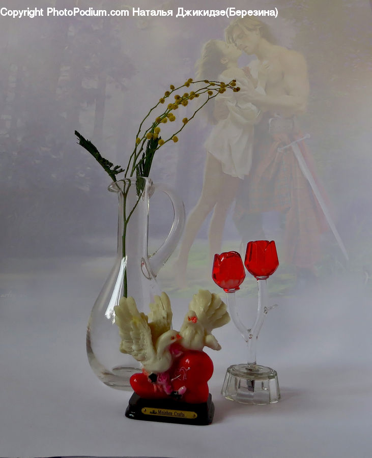 Glass, Goblet, Flower Arrangement, Ikebana, Plant, Potted Plant, Vase