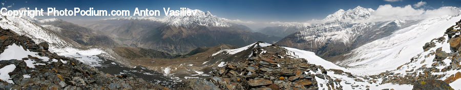 Alps, Crest, Mountain, Peak, Outdoors, Arctic, Glacier