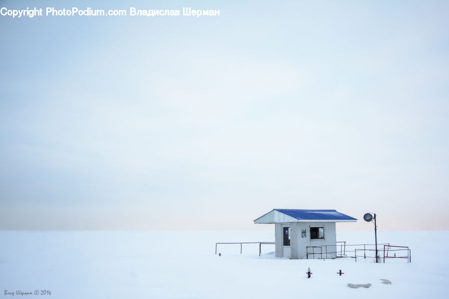 Cabin, Hut, Rural, Shack, Shelter, Arctic, Snow