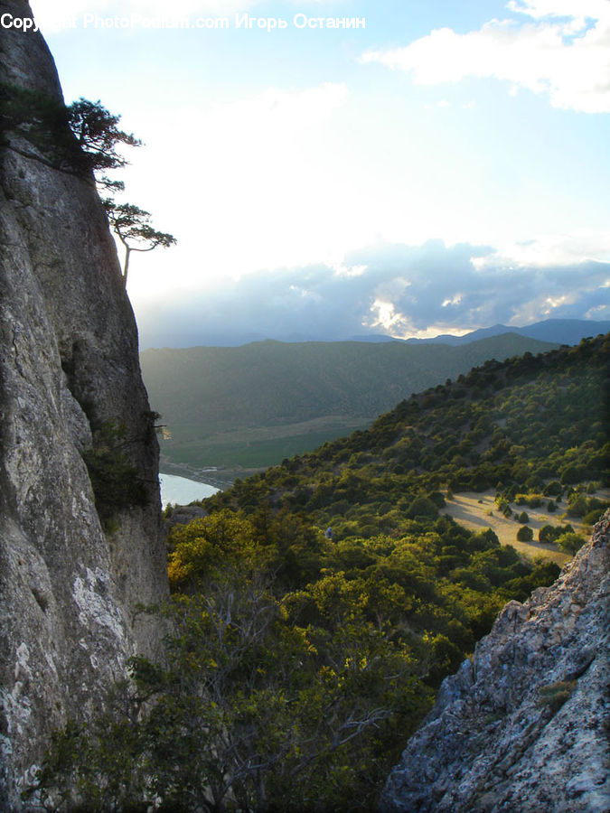 Cliff, Outdoors, Crest, Mountain, Peak, Landscape, Nature