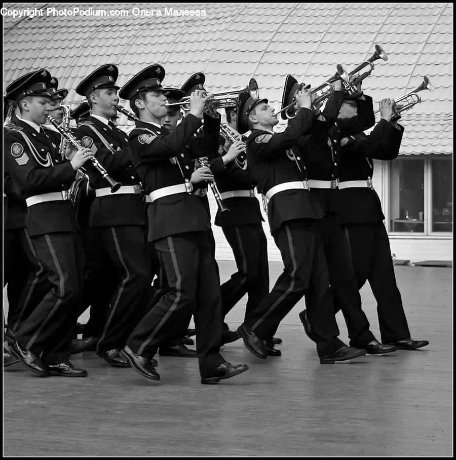 Team, Marching, Parade, Carnival, Crowd, Festival