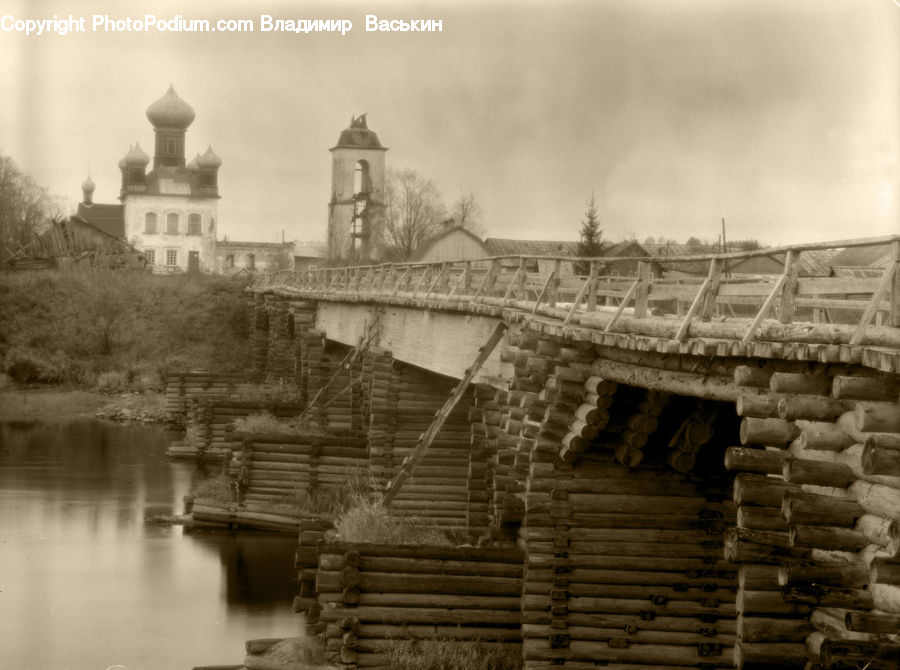 Brick, Castle, Fort, Wood, Architecture, Building, Lumber