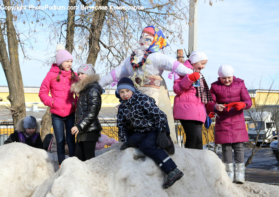 People, Person, Human, Coat, Ice, Outdoors, Snow