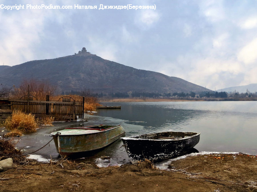 Boat, Dinghy, Rowboat, Vessel, Promontory, Canoe, Lake