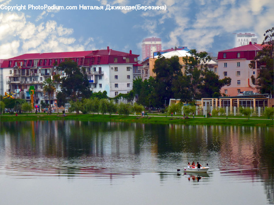 Building, Housing, Villa, Downtown, Neighborhood, Town, Plant