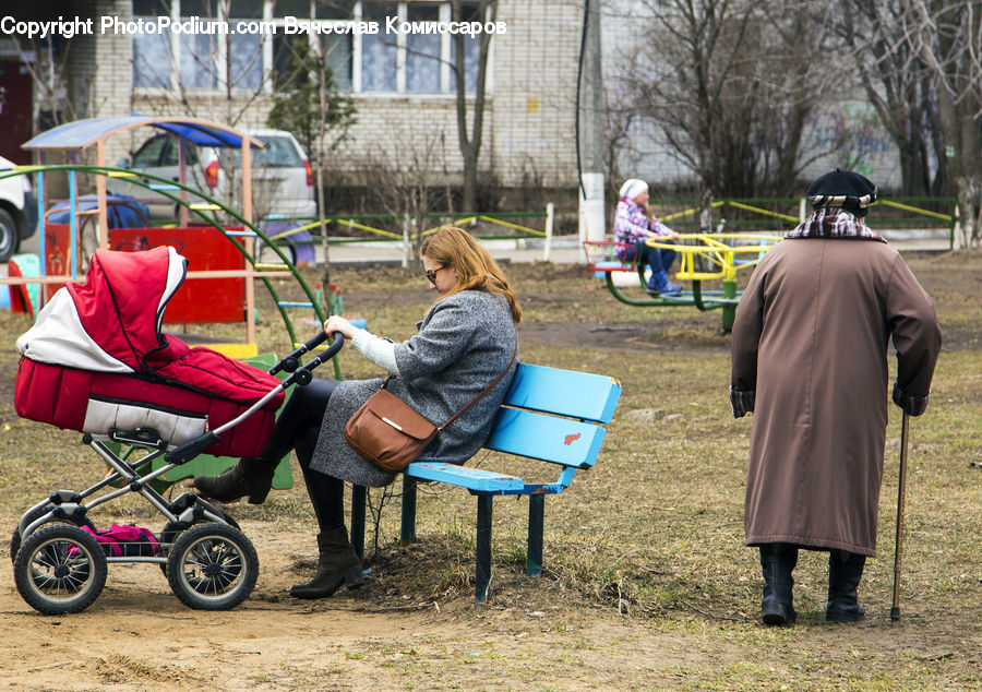 Stroller, People, Person, Human, Playground, Chair, Furniture