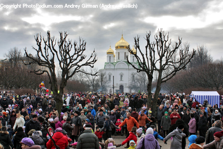 Crowd, Carnival, Festival, Parade, Audience, People, Person