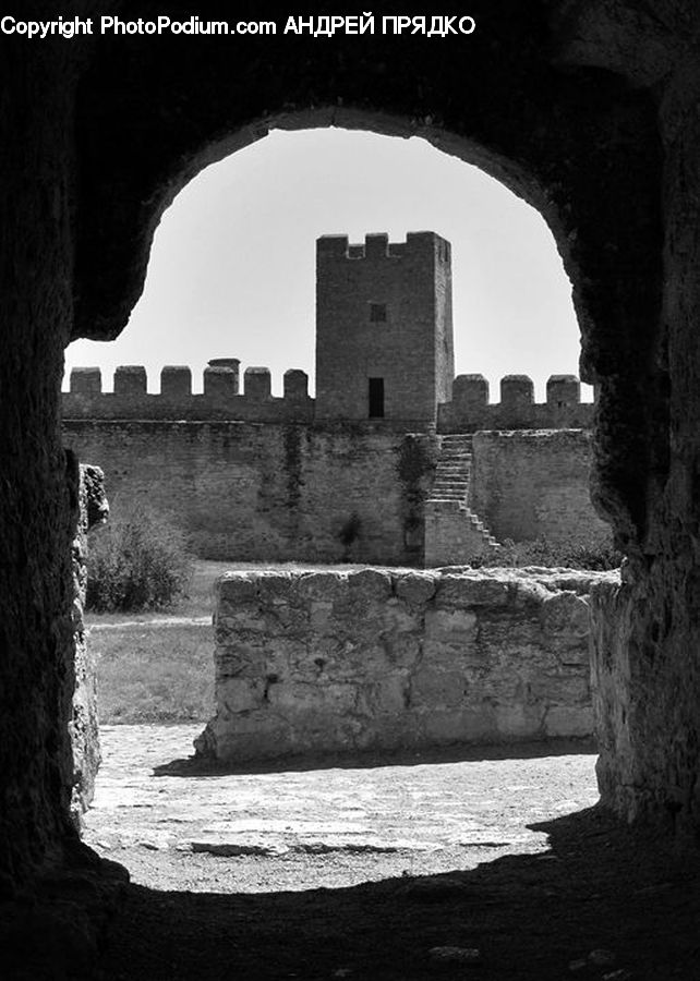Arch, Ruins, Castle, Fort, Architecture