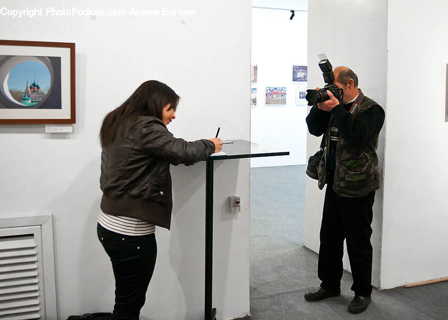 Human, People, Person, Photographer, Art, Modern Art, Monitor