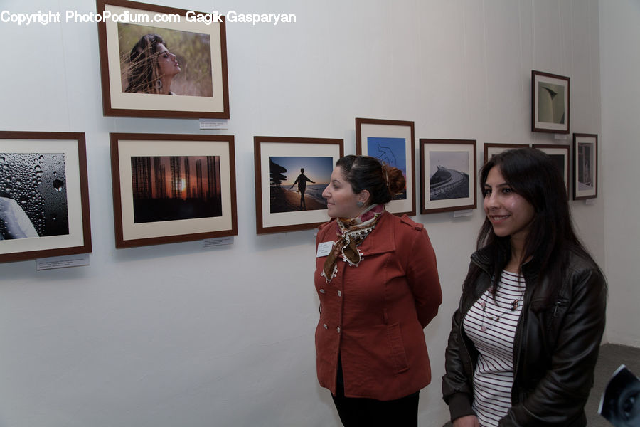 People, Person, Human, Art, Art Gallery, Female, Head