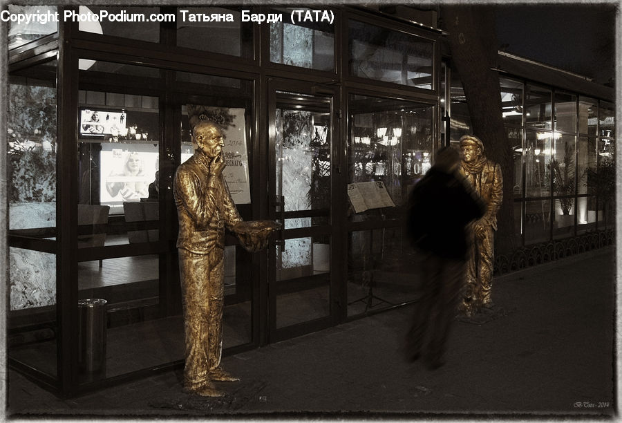 People, Person, Human, Art, Sculpture, Statue, Subway