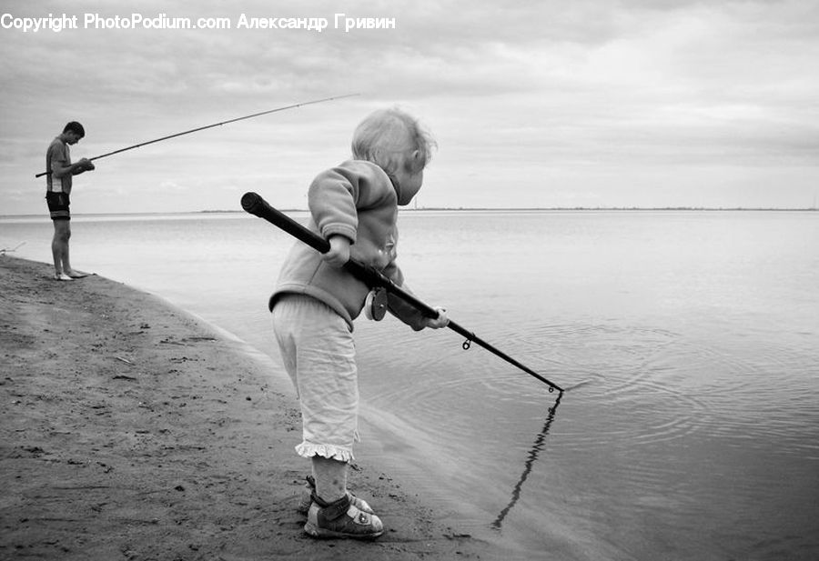 People, Person, Human, Fishing, Angler, Outdoors, Sand