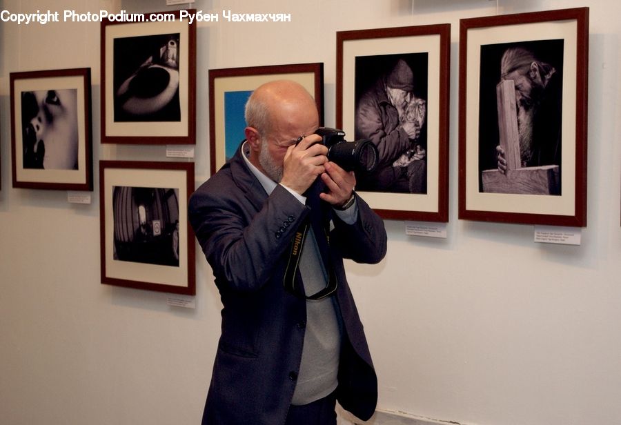 People, Person, Human, Art, Art Gallery, Photographer, Fireplace