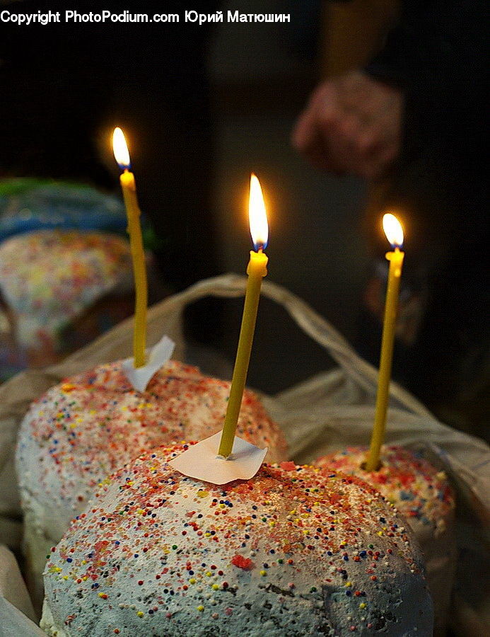 Fire, Flame, Birthday Cake, Cake, Dessert, Food, Candle
