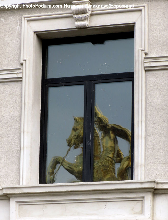 Window, Art, Gargoyle, Statue, Sculpture, Entertainment Center, Building