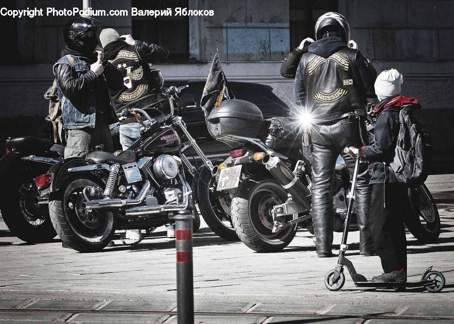 Motor, Motorcycle, Vehicle, People, Person, Human, Luggage