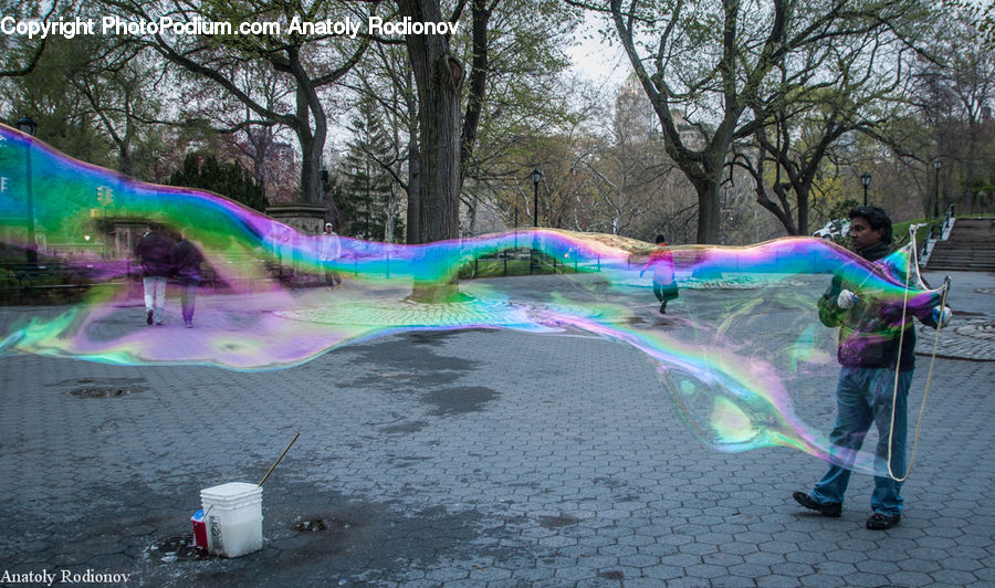 Bubble, People, Person, Human, Bucket